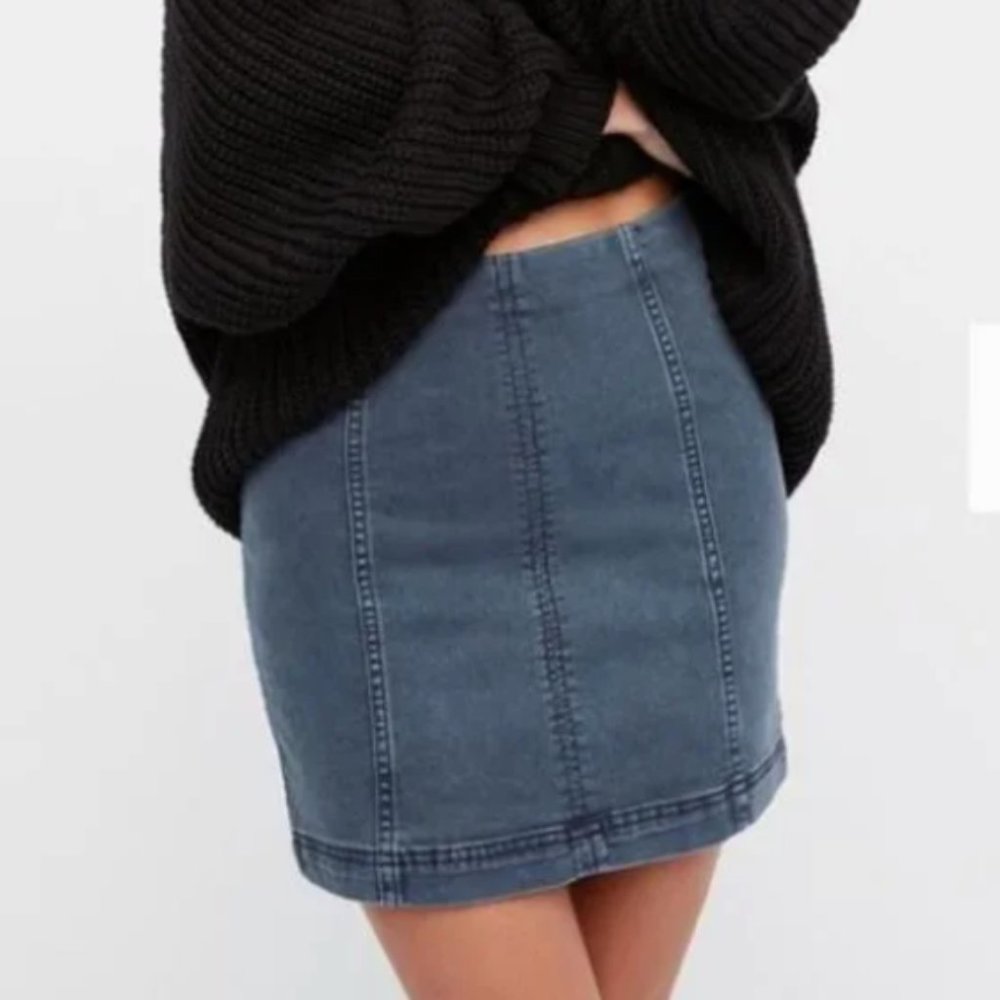 Free People Modern Femme Denim Skirt - Sz 2